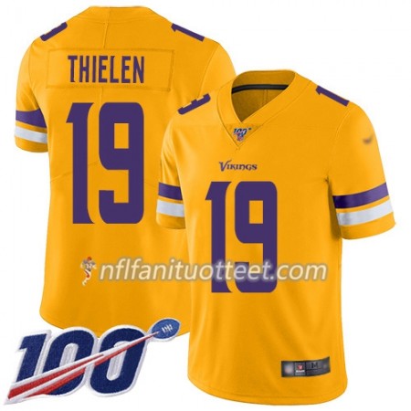 Miesten Minnesota Vikings NFL Pelipaita Adam Thielen 19 Nike Keltainen 100th